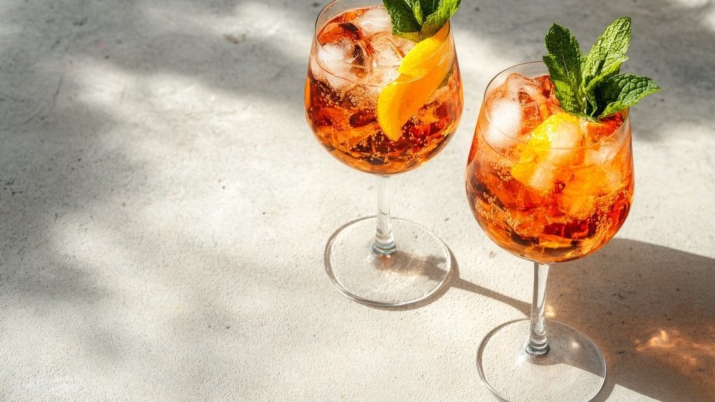 Aperol Mimosa Spritz Cocktail