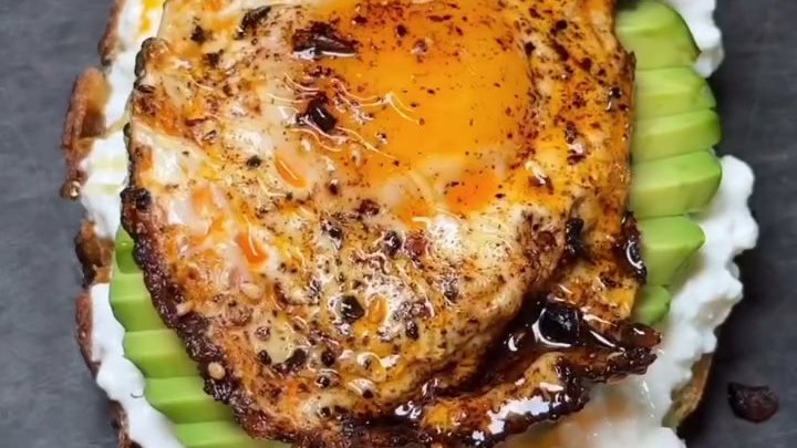 Chili Crisp Fried Egg Toast