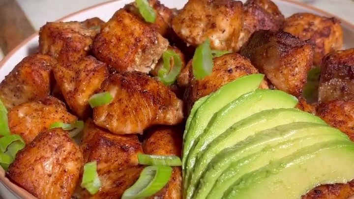 Crispy Air Fryer Salmon Bites