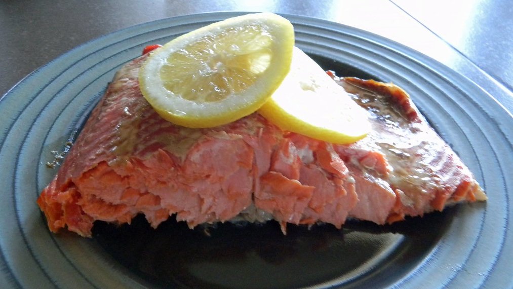 Easy Oven-Baked Side of Salmon