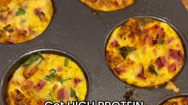 High Protein Breakfast Egg Muffins