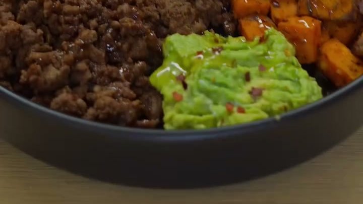 High Protein Sweet Potato Bowl