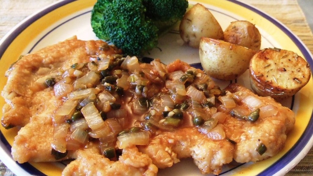 Lemon Chicken With Potatoes And Broccoli