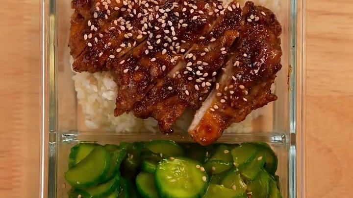 Soy Glazed Chicken With Japanese Cucumber Salad
