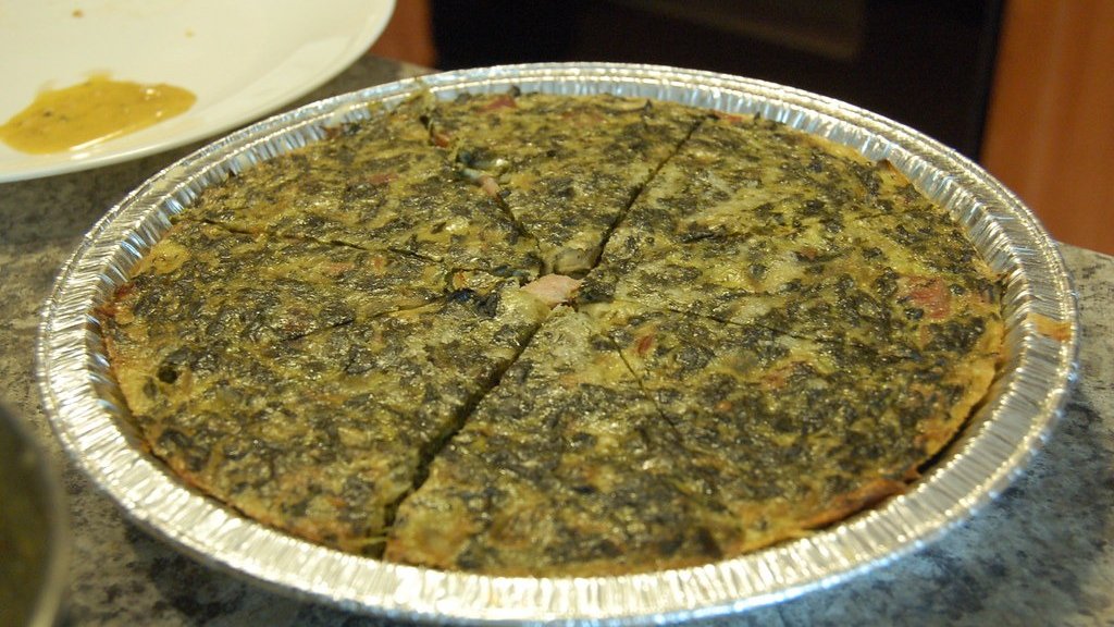 Spinach and Feta Cheat's Quiche